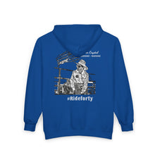 Load image into Gallery viewer, Ride for Tyler with flag - Unisex Heavy Blend™ Full Zip Hooded Sweatshirt