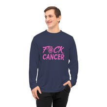 Load image into Gallery viewer, Unisex Fuck Cancer Performance Long Sleeve Shirt