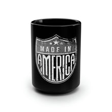 Load image into Gallery viewer, Made in America - Black Mug 15oz