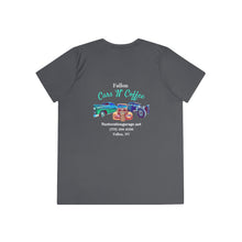 Load image into Gallery viewer, Ladies Cars "N" Coffee Competitor Tee