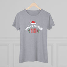 Load image into Gallery viewer, Santas Favorite Ho - Women's Triblend Tee