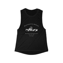 Load image into Gallery viewer, Women's Rustoration Garage Flowy Scoop Muscle Tank