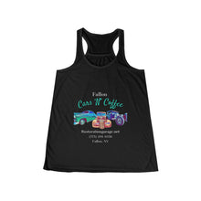 Load image into Gallery viewer, Women's Cars "N" Coffee Flowy Racerback Tank