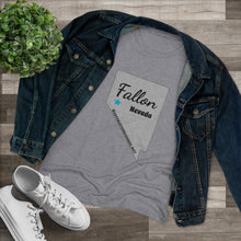 Load image into Gallery viewer, Women's Fallon Nevada - Triblend Tee