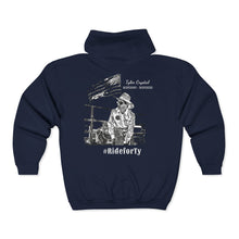 Load image into Gallery viewer, Ride for Tyler with flag - Unisex Heavy Blend™ Full Zip Hooded Sweatshirt