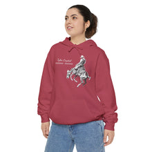 Load image into Gallery viewer, Tyler and Bronco - relaxed fit, soft fabric, unisex garment-dyed hoodie.