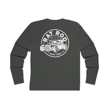 Load image into Gallery viewer, Rat Rod Nation - Men's Long Sleeve Crew Tee - Black - Logo on Back