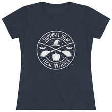 Load image into Gallery viewer, Women's Support your local witches - Triblend Tee