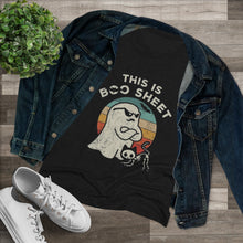 Load image into Gallery viewer, Women's This is Boo sheet - Triblend Tee