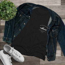 Load image into Gallery viewer, Women's Cars "N" Coffee - On Back - Triblend Tee