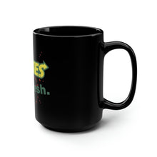 Load image into Gallery viewer, Zombies Eat Flesh - Black Mug 15oz