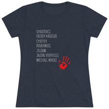 Load image into Gallery viewer, Slasher Friends - Women's Triblend Tee