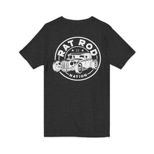 Load image into Gallery viewer, Unisex - Rustoration Garage - Jersey Short Sleeve V-Neck Tee