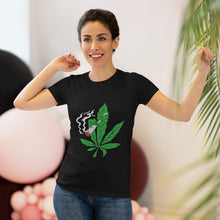 Load image into Gallery viewer, Women's Smokin pot leaf - Triblend Tee