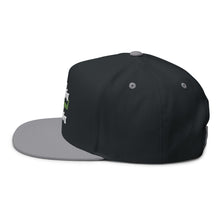 Load image into Gallery viewer, Doobies and Boobies Embroidered Flat Bill Cap – Retro Trucking & Beer Lover Snapback