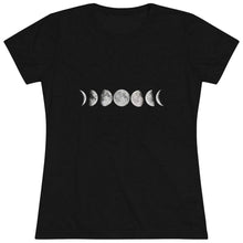 Load image into Gallery viewer, Women's Moon phase Triblend Tee