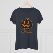 Load image into Gallery viewer, Women's Happy Halloween - Triblend Tee