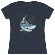 Load image into Gallery viewer, Women's Shark Triblend Tee