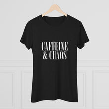 Load image into Gallery viewer, Women's Coffee & Chaos Triblend Tee