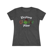 Load image into Gallery viewer, Resting Grinch Face - Women's Triblend Tee