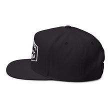 Load image into Gallery viewer, Rustoration Garage Embroidered Flat Bill Cap – Retro Trucking & Beer Lover Snapback
