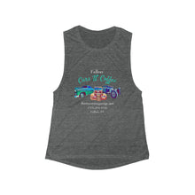 Load image into Gallery viewer, Women's Cars "N" Coffee Flowy Scoop Muscle Tank