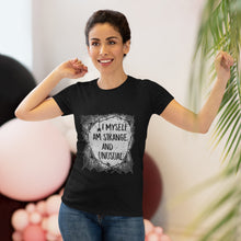 Load image into Gallery viewer, I Myself Am Strange And Unusual - Women's Triblend Tee