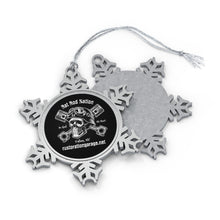Load image into Gallery viewer, Pewter Rat Rod Nation Snowflake Ornament