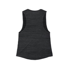 Load image into Gallery viewer, Women's Rustoration Garage skull/piston Flowy Scoop Muscle Tank