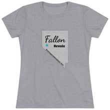 Load image into Gallery viewer, Women's Fallon Nevada - Triblend Tee