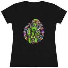 Load image into Gallery viewer, Women's Smokin alien Triblend Tee