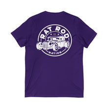 Load image into Gallery viewer, Unisex - Rustoration Garage - Jersey Short Sleeve V-Neck Tee