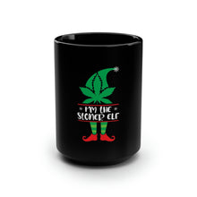 Load image into Gallery viewer, I'm The Stoner Elf - Black Mug 15oz