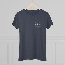 Load image into Gallery viewer, Women's Tri Blend Fallon Cars "N" Coffee (print on back)