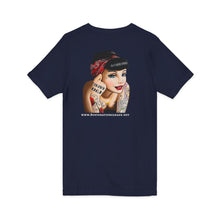Load image into Gallery viewer, Women's Rockabilly Girl Jersey V-neck (Print on back)