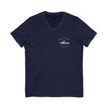 Load image into Gallery viewer, 1950 Chevy Styleline Deluxe T-Shirt — Classic Car V-Neck Tee (print on back)
