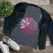 Load image into Gallery viewer, Women's Being Strong Triblend Tee