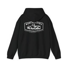 Load image into Gallery viewer, Rustoration Garage - Hooded Sweatshirt - Logo on Back