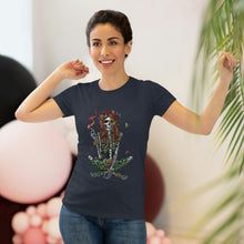 Load image into Gallery viewer, Women's Smoking Skull Triblend Tee