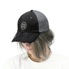 Load image into Gallery viewer, Gas and Beer - Black Trucker Hat - Unisex - Logo 1