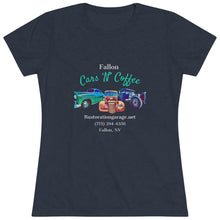 Load image into Gallery viewer, Women's Fallon Cars N Coffee Triblend Tee