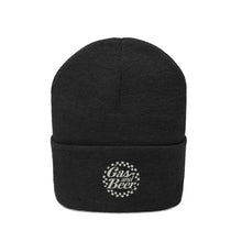 Load image into Gallery viewer, Gas and Beer - Black Knit Beanie - Logo 1