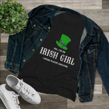 Load image into Gallery viewer, Women's Irish Girl Triblend Tee