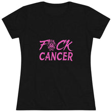 Load image into Gallery viewer, Women's Fuck Cancer Triblend Tee