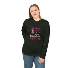 Load image into Gallery viewer, Unisex Picked a fight with the wrong Bitch Performance Long Sleeve Shirt