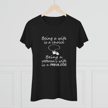 Load image into Gallery viewer, Women's Being a Wife Is a Choice Triblend Tee