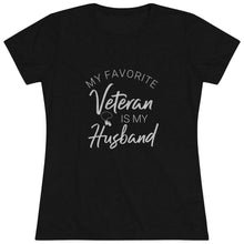 Load image into Gallery viewer, Women's MY Favorite Veteran Triblend Tee