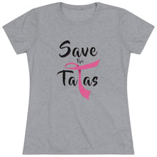 Load image into Gallery viewer, Women's Save the Tatas Triblend Tee