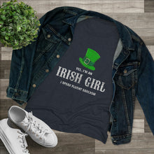 Load image into Gallery viewer, Women's Irish Girl Triblend Tee