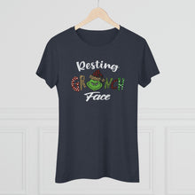 Load image into Gallery viewer, Resting Grinch Face - Women's Triblend Tee